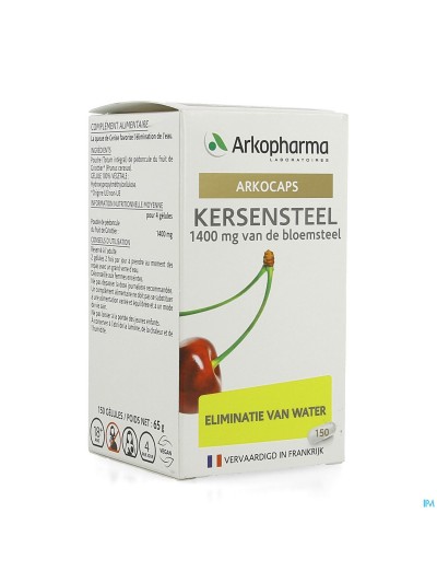 Arkocaps Kersensteel 150 Caps Fl 150
