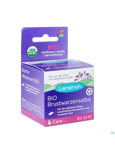 Lansinoh Baume Allaitement Bio 60ml