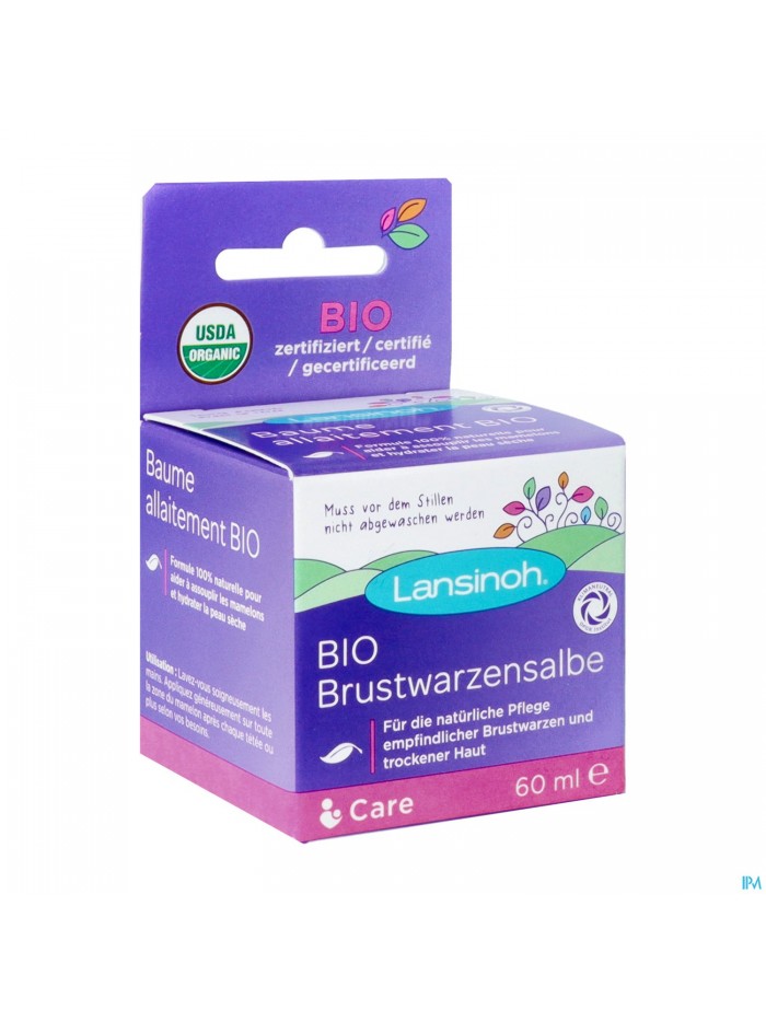 Lansinoh Baume Allaitement Bio 60ml