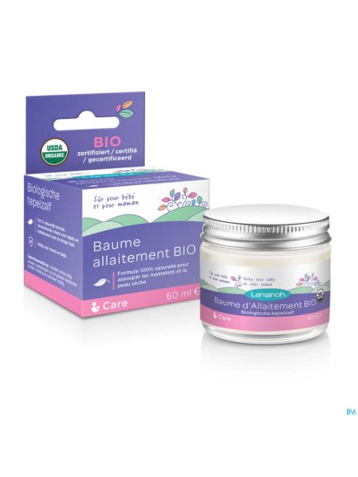 Lansinoh Baume Allaitement Bio 60ml
