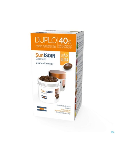 Isdin Fotoprotector Sunisdin Caps 2x30 Promo