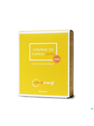 Vitamine D Compl.f. 3000ui Natural Energy Perle120