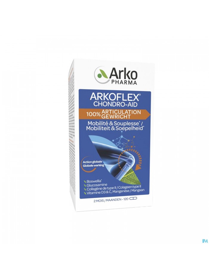 Arkoflex Chondro-aid 100% Gewrichten Caps 120