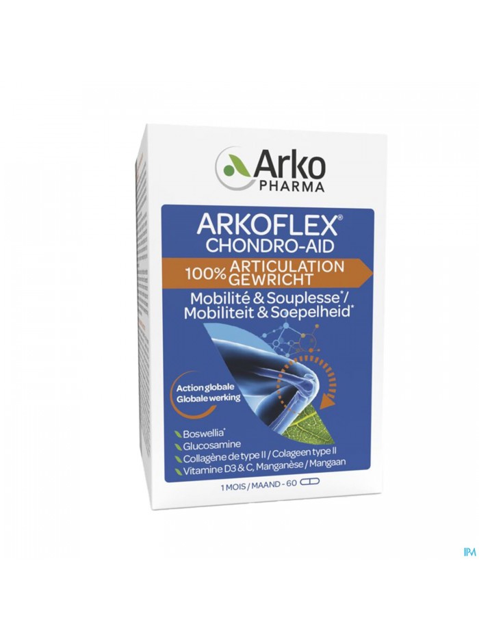 Arkoflex Chondro-aid 100% Gewrichten Caps 60