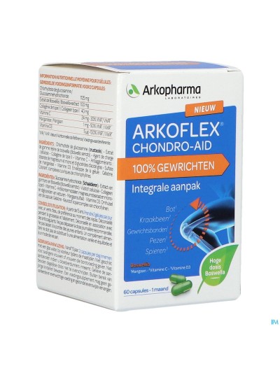Arkoflex Chondro-aid 100% Articulations Caps 60