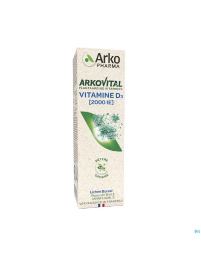 Arkovital Plantaardige Vit D3 & E Fl 15ml