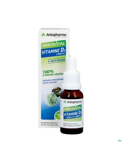 Arkovital Vit D3 & E Vegetales Fl 15ml