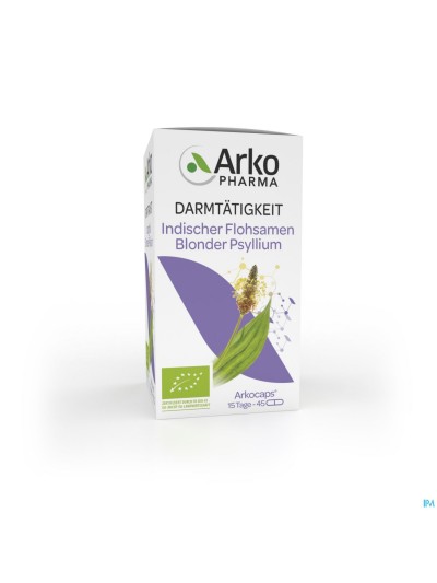 Arkogelules Ispaghul Psyllium Blond Bio Caps 45