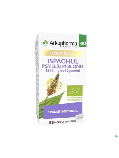 Arkogelules Ispaghul Psyllium Blond Bio Caps 45