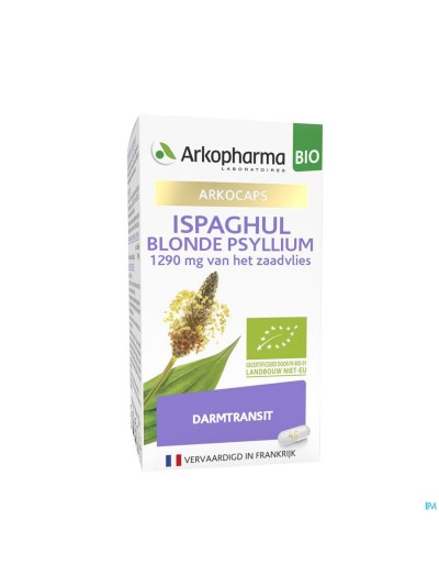 Arkogelules Ispaghul Psyllium Blond Bio Caps 45