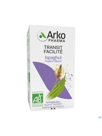 Arkogelules Ispaghul Psyllium Blond Bio Caps 45