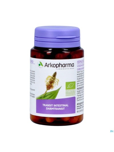 Arkogelules Ispaghul Psyllium Blond Bio Caps 45