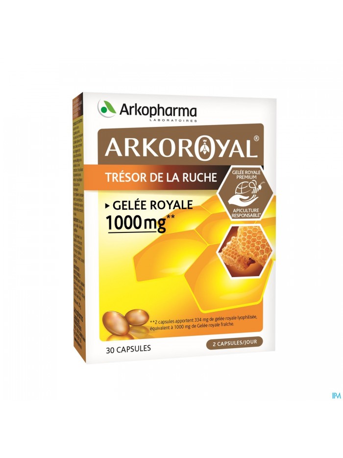 Arkoroyal Gelee Royale 1000mg Caps 30