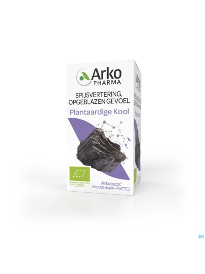 ARKOGELULES CHARBON VEGETAL 40 GELL