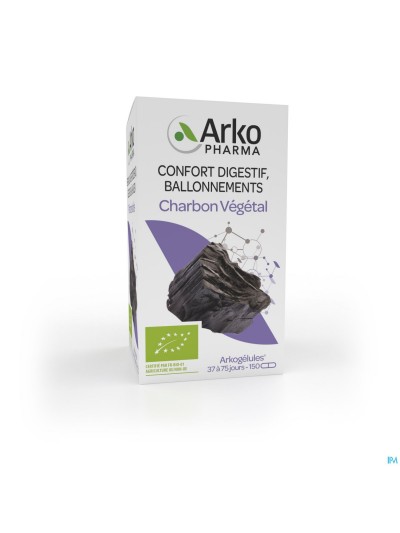 Arkogelules Charbon Vegetal Bio Caps 150