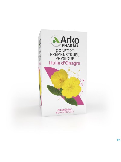 Arkogelules Huile Onagre Comp 180