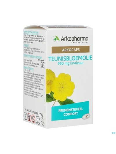 Arkogelules Huile Onagre Comp 180