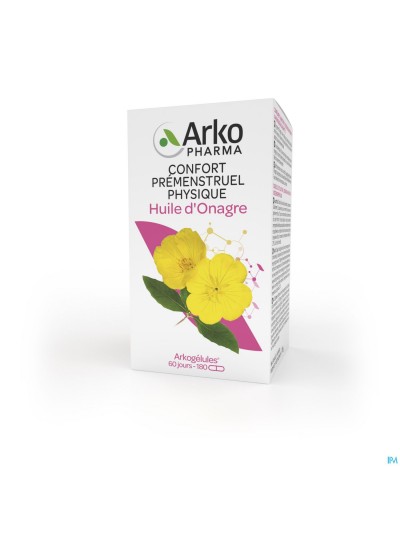 Arkogelules Huile Onagre Comp 180
