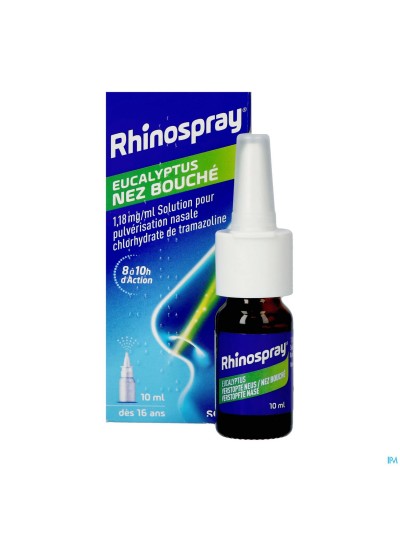 Rhinospray+eucal.nez Bouche 1,18mg/ml Spr Nas.10ml