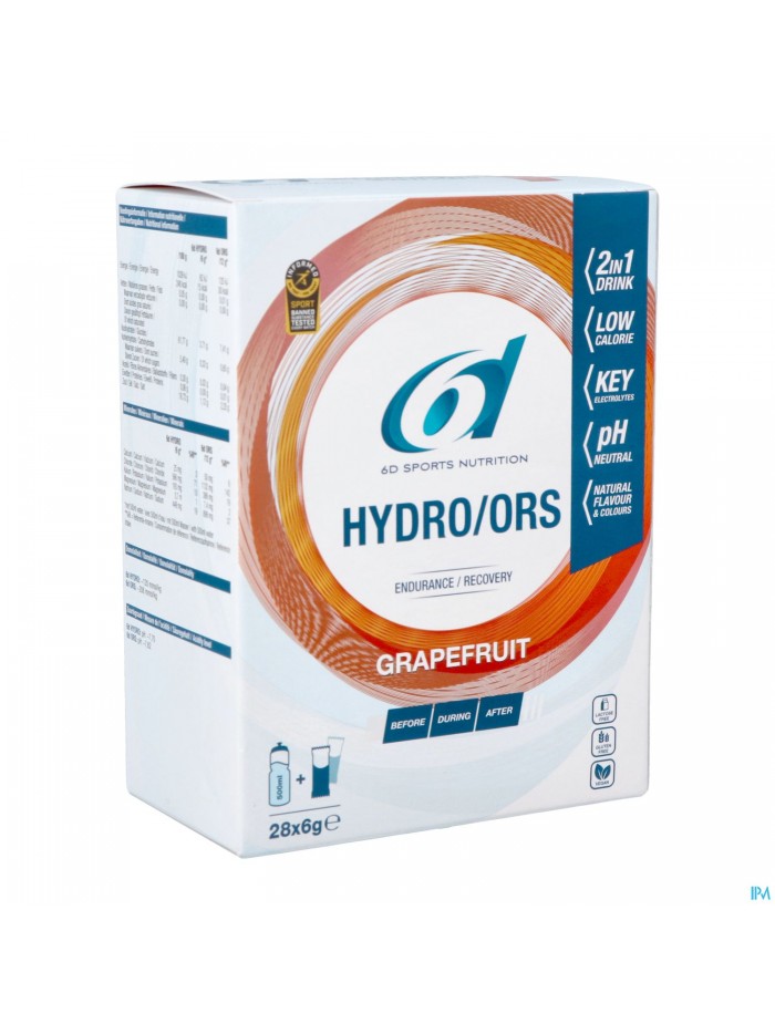 6d Hydro Ors Grapefruit Sach 28x6g