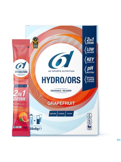 6d Hydro Ors Grapefruit Sach 28x6g