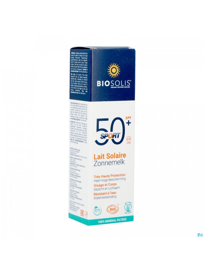 Biosolis Lait Solaire Sport Ip50+ 50ml