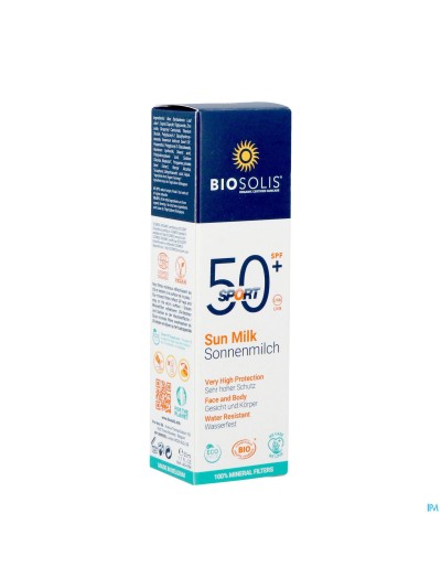 Biosolis Lait Solaire Sport Ip50+ 50ml