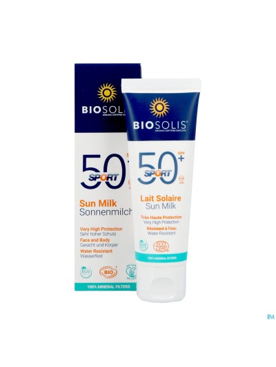 Biosolis Lait Solaire Sport Ip50+ 50ml