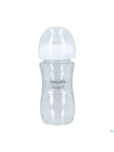 Phiips Avent Natural 3.0 Zuigfles Glas 240ml