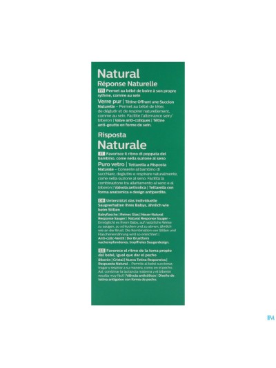 Phiips Avent Natural 3.0 Zuigfles Glas 240ml