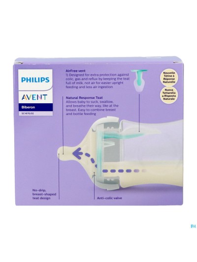 Philips Avent Natural 3.0 Airfree Zuigfles 2x125ml