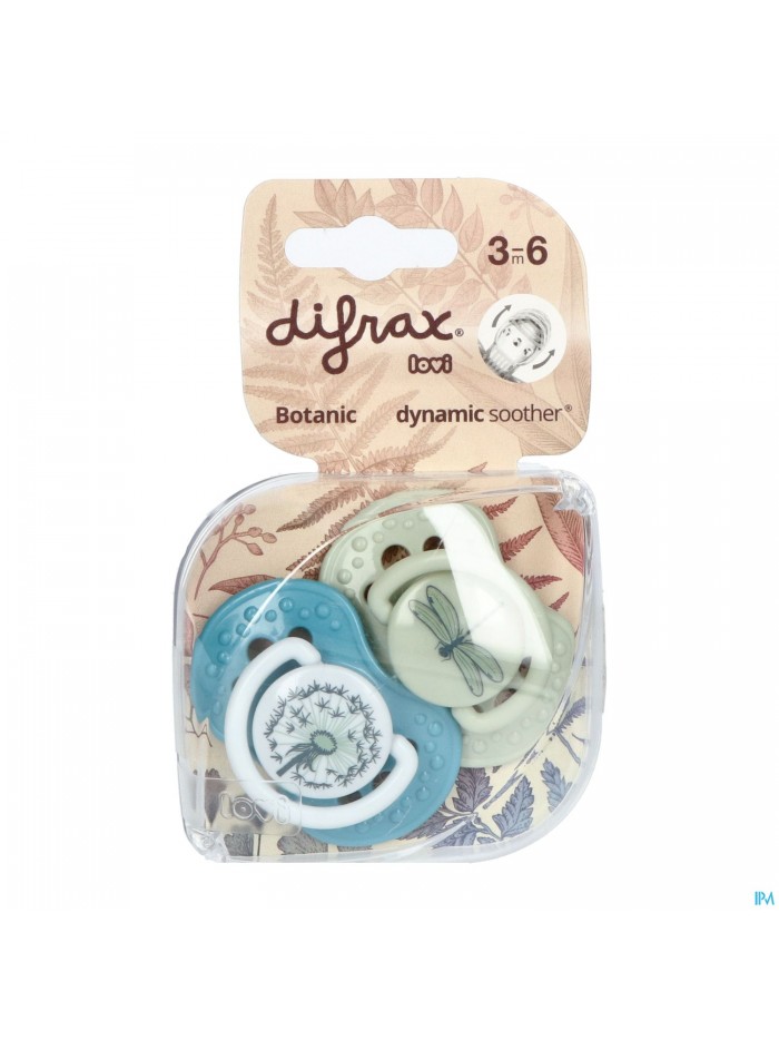 Difrax Sucette Dynamic Botanic 3m+ 2