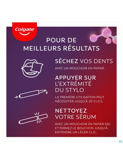 Colgate Max White Stylo Blancheur Nuit 2,5ml Nf