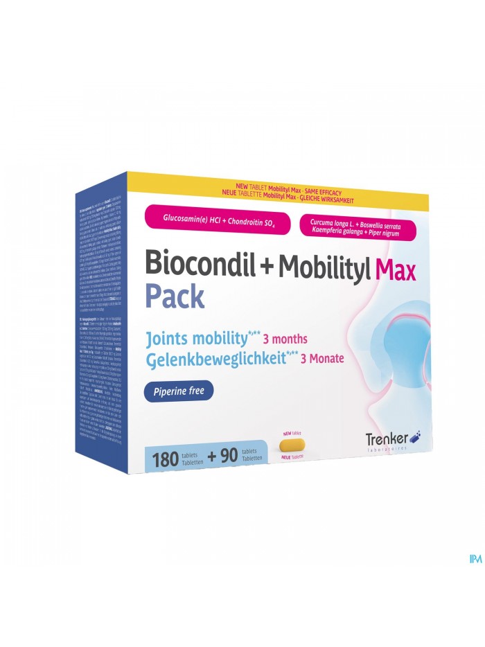 Biocondil+mobilityl Max Pack Tabl 180 Tabl 90 Nf