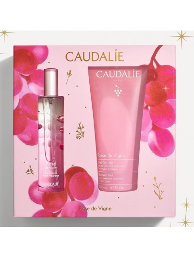 Caudalie Kerst Set Rose Vigne 2025 2 Prod.