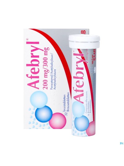 Afebryl 200mg/300mg Bruistabl 32 Nf
