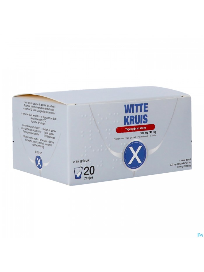 Wit Kruis 500mg/50mg Zakjes 20 Nf