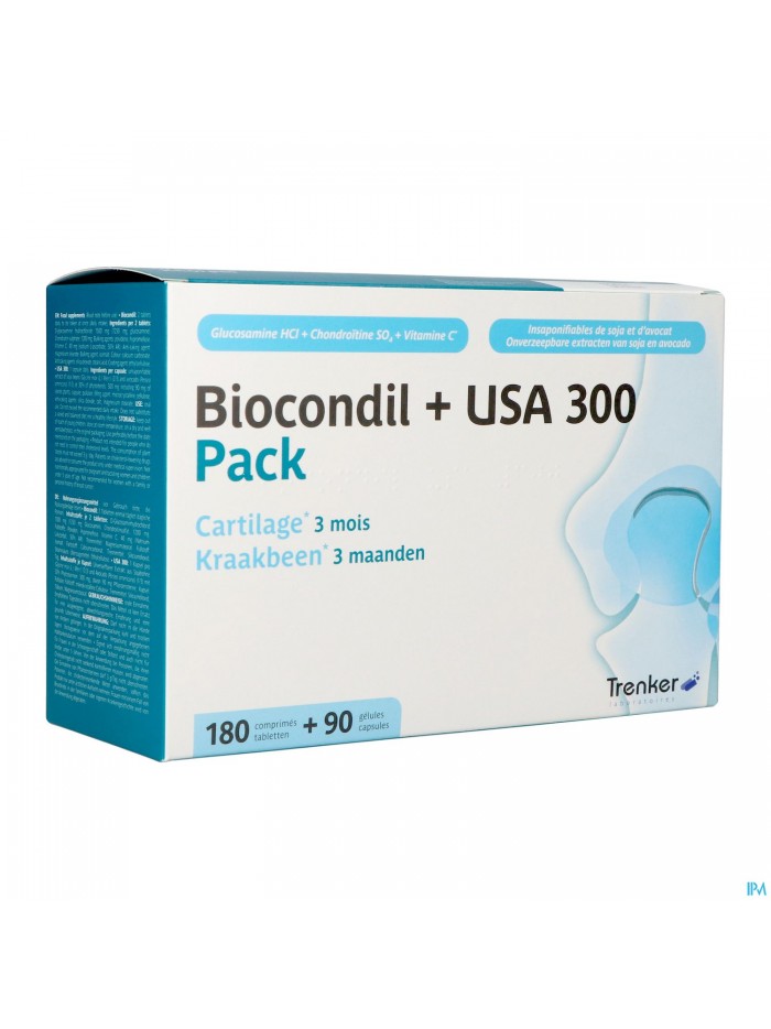 Biocondil Usa 300 Comp Pell 180 + Caps 90 Nf