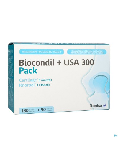 Biocondil Usa 300 Comp Pell 180 + Caps 90 Nf