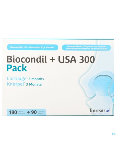 Biocondil Usa 300 Comp Pell 180 + Caps 90 Nf