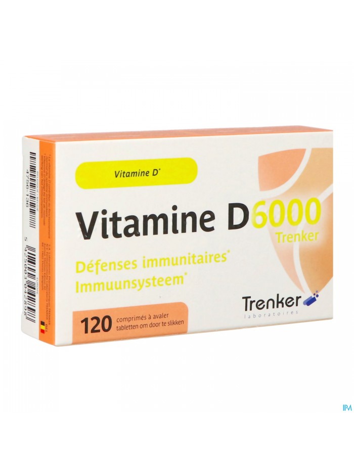 Vitamine D6000 Trenker Tabl 120 Nf