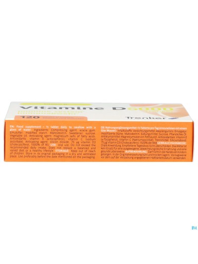 Vitamine D6000 Trenker Tabl 120 Nf