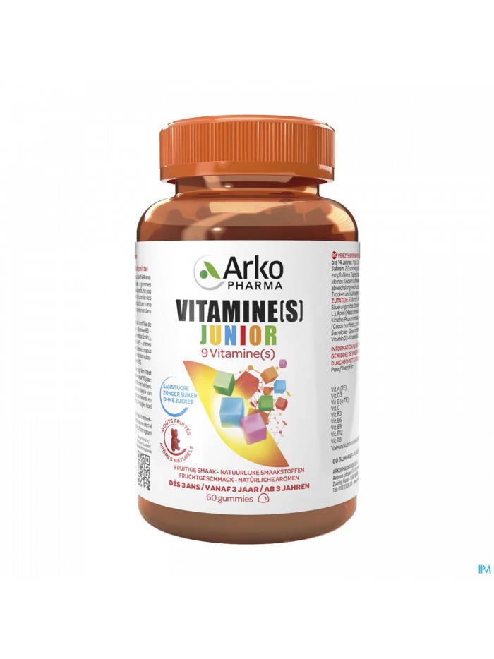 Arko Junior Multivitamines Gommes 60