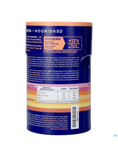 Upsa Nourished Collagen Hair&nails Gommes 30