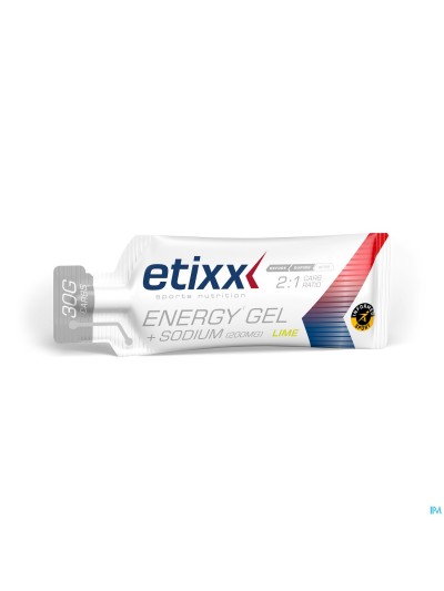 Etixx Energy Gel + Sodium Lime 12x40ml
