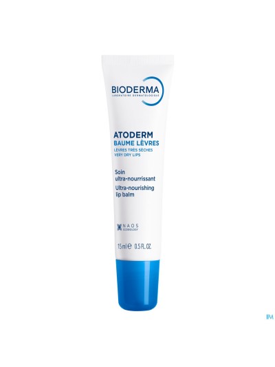 Bioderma Atoderm Baume Levres 15ml