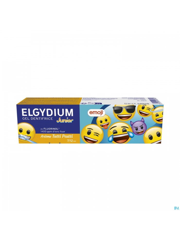 Elgydium Tandpast.junior Emoji Tutti Frutti50ml Nf
