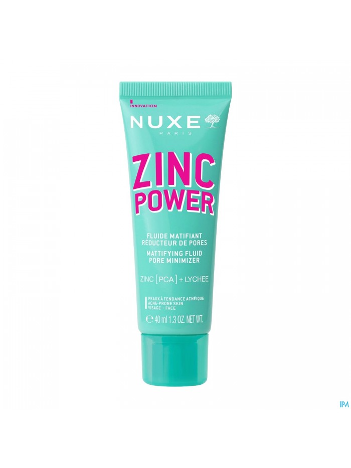 Nuxe Zinc Power Fluide Matifiant Tube 40ml