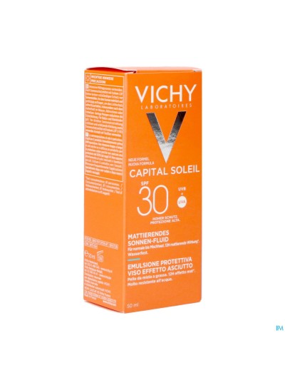 Vichy Cap Sol Cr Visage Dry Touch Spf30 50ml