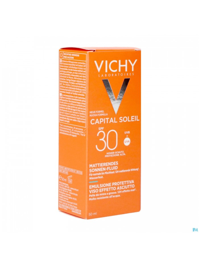 Vichy Cap Sol Gezichstcr. Dry Touch Spf30 50ml